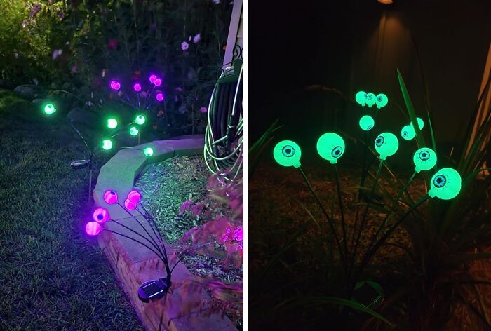 Your Garden Is Watching You... With These Light Up Garden Eyeballs