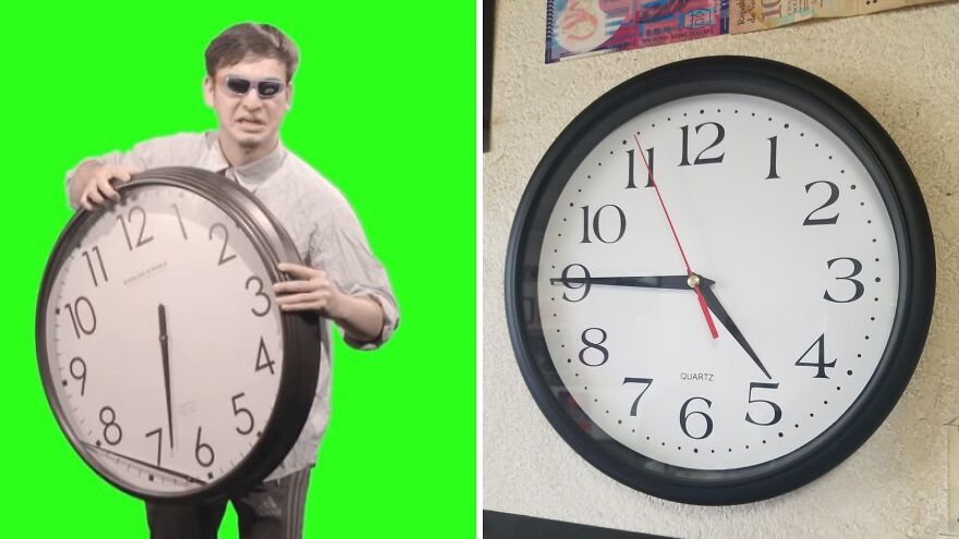 Tick-Tock Your Way Into Meme History With This Big Clock, A Towering Tribute To The "It's Time To Stop" Meme That's Still Keeping Perfect Comedic Timing