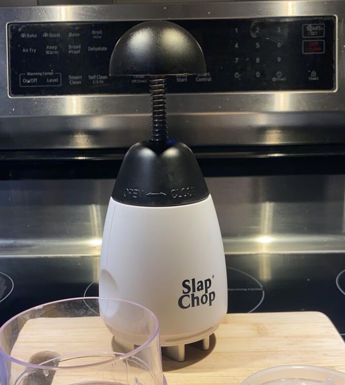 Chop Your Way To Culinary Greatness With The Slap Chop Dicer - The Quickest Route From Boring Ingredients To Irresistible Dishes. It's A Hands-On Approach To Effortless Prep!