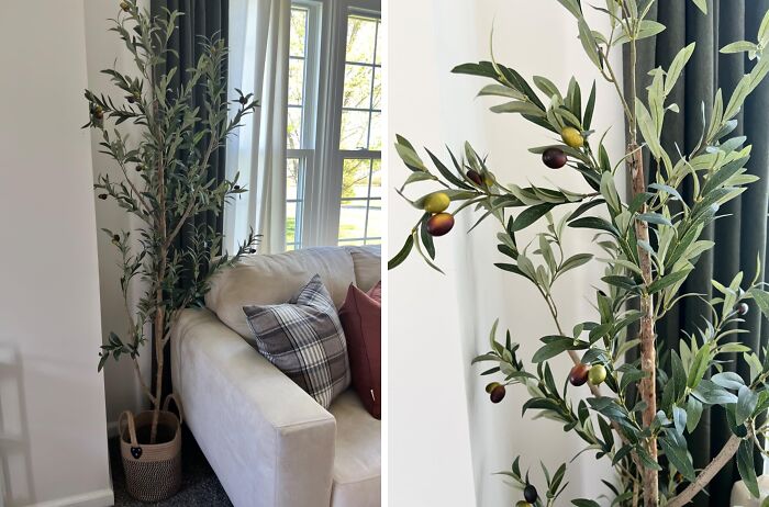 Elevate Your Decor With A Mediterranean Flair That's More IKEA Than Italian Villa, Courtesy Of This Realistic But Artificial Olive Tree