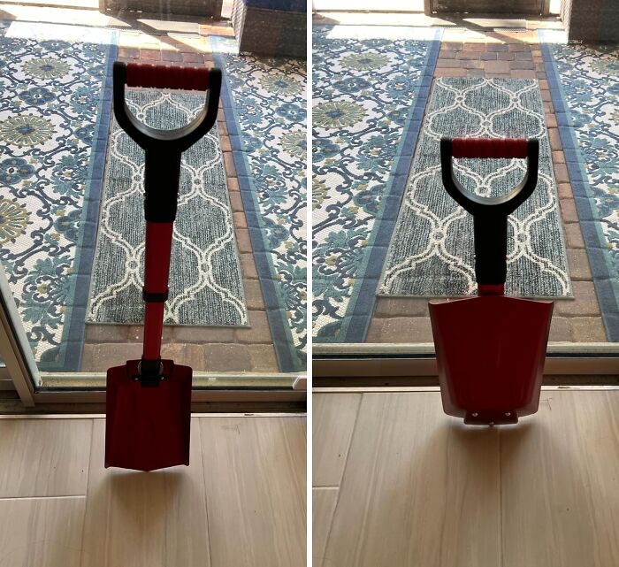 When Winter Weather Strikes, This Folding Snow Shovel Is The Perfect Companion - Compact, Lightweight, And Ready To Help You Dig Out Of A Snowy Situation