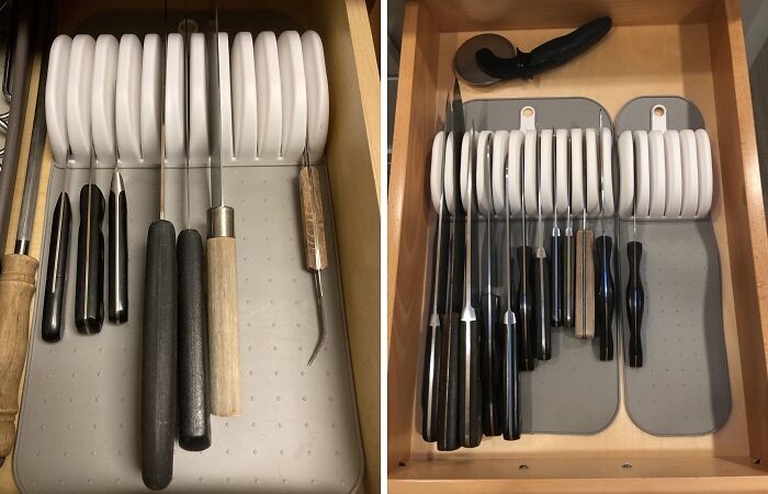 This Classic Large Knife Mat Is The Perfect Way To Protect Your Blades And Keep Your Kitchen Organized