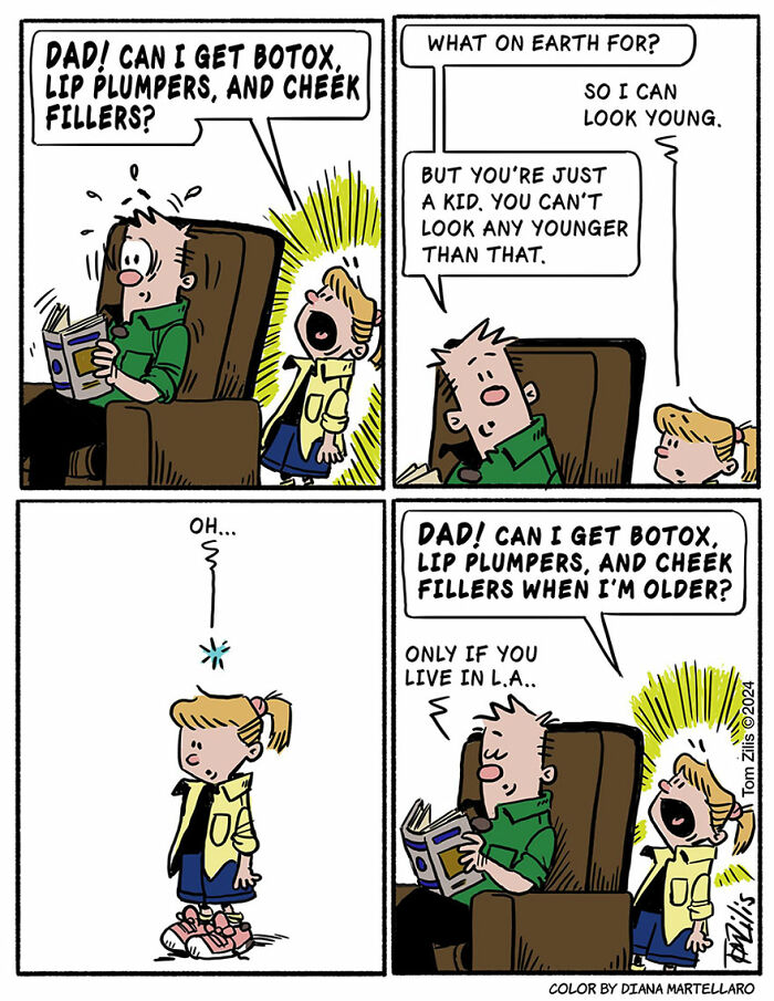 Everyday Laughs: Tom Zilis’ Hilarious Comic Strip Chronicles