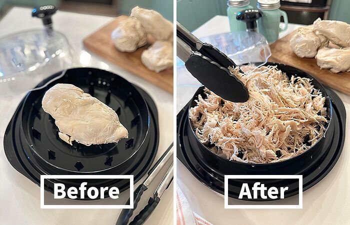 This Chicken Shredder Tool Is A Poultry Pal That Makes Quick Work Of Shredding Cooked Chicken, Turning It Into Tender, Juicy Strands In Seconds - Tacos, Salads, And Sandwiches, Here You Come!