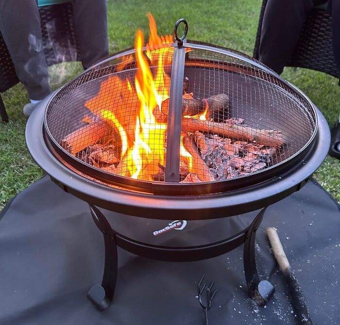 Gather 'Round The Fire Pit For Outdoor Wood Burning And Let The Warmth And Good Times Ignite