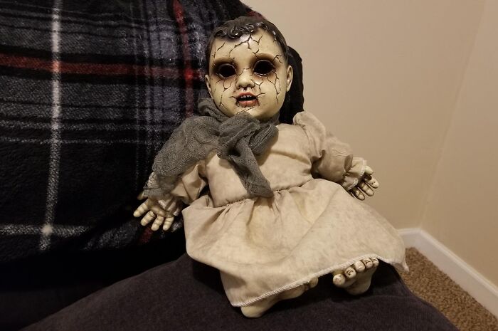 The Forgotten Doll With Sound Seems To Whisper Eerie Tales Of Abandonment And Neglect, Its Unsettling Presence A Reminder That Some Toys Are Better Left Unloved