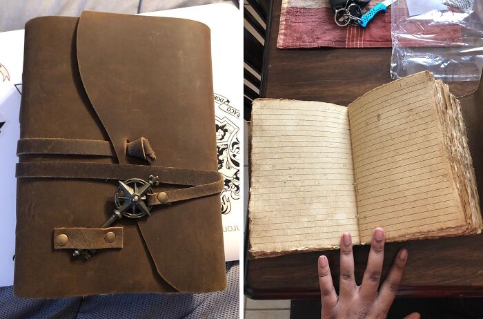 Its Worn, Cracked Cover Seeming To Whisper Secrets Of The Past, The Vintage Leather Bound Journal Holds Within Its Yellowed Pages The Whispers Of Forgotten Lives, The Ink-Stained Ghosts Of Thoughts And Dreams Long Past