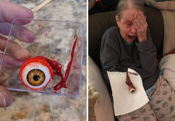 A Gruesome Souvenir From A Cinematic Nightmare, The Ripped Out Eyeball Movie Prop Stares Back At You