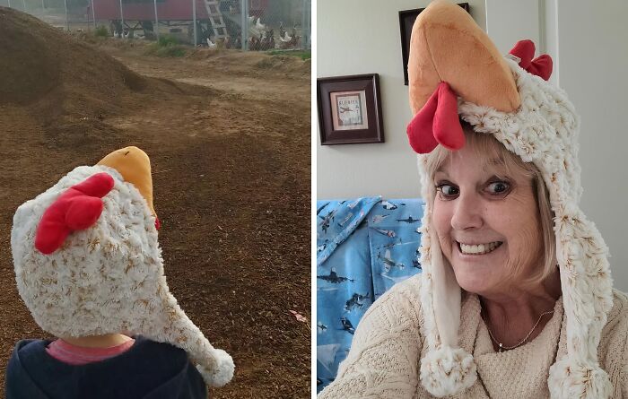 Fowl Play Alert! Stay Clucking Warm With This Adorably Ridiculous Plush Chicken Beanie 