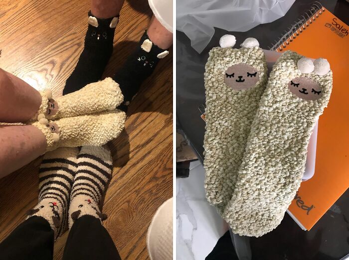 Slip Into The Softness Of These Adorably Cuddly Super Fluffy Animal Socks - Your Feet Will Go Wild!