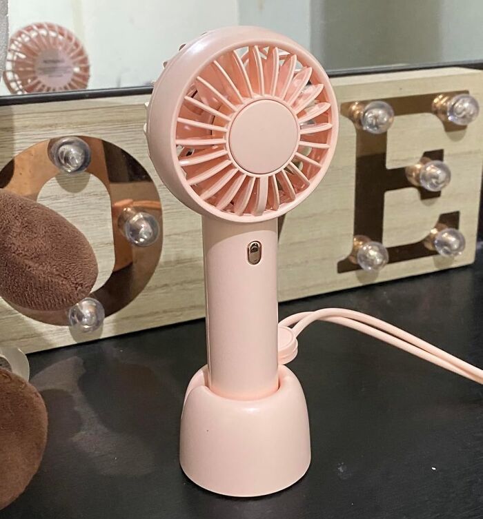 Beat The Heat With This Gaiatop Mini Portable Fan That's Small Enough To Fit In Your Pocket, But Packs A Big Cooling Punch