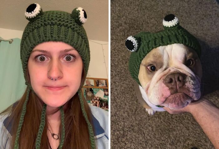 Leap Into Cozy Style With This Absolutely Adorable Knitted Frog Hat 