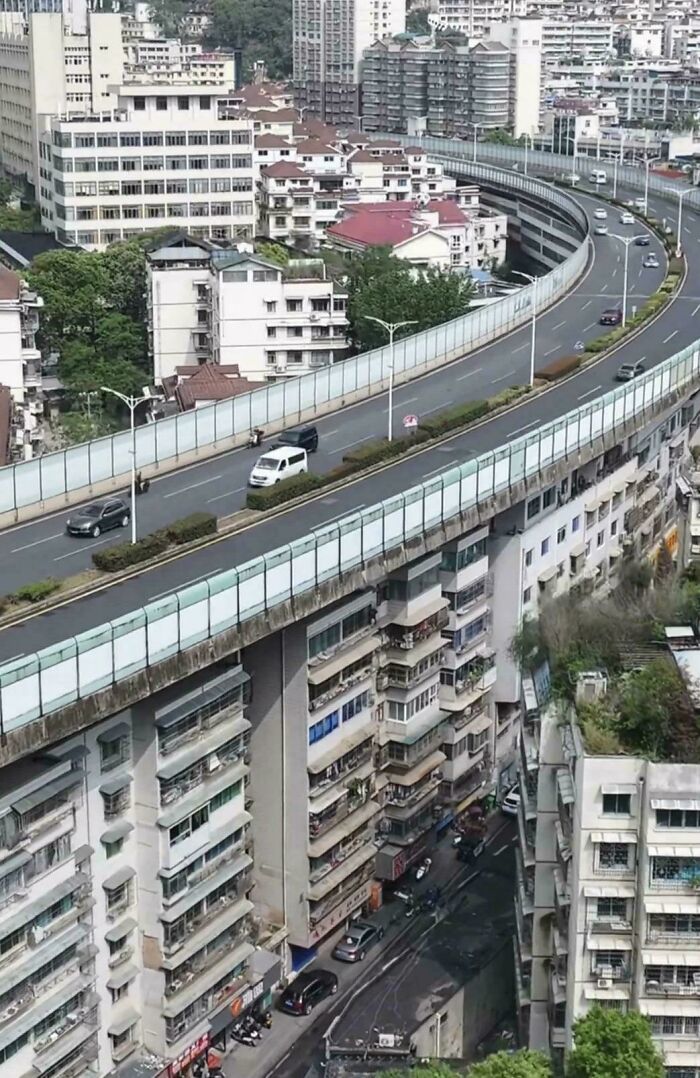 Apartments Under An Overpass In Nanming District, Guyana, China