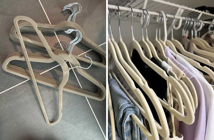 Elevate Your Wardrobe, Effortlessly! These Luxurious Slim Velvet Clothes Hangers Add A Touch Of Sophistication To Your Closet, With Their Sleek Design And Plush Velvet Finish