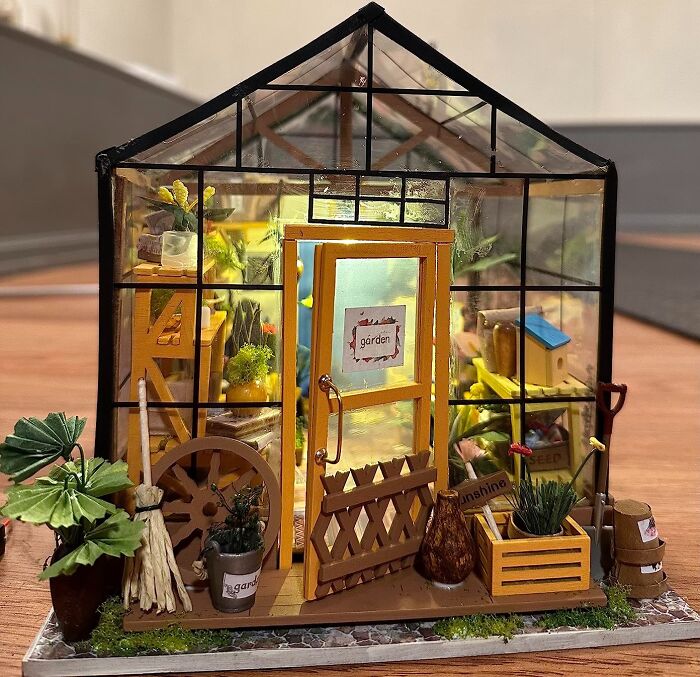 Miniature Masters, Assemble! Showcase Your Tiny, Intricately Crafted Botanicals In This Charming DIY Miniature Greenhouse 