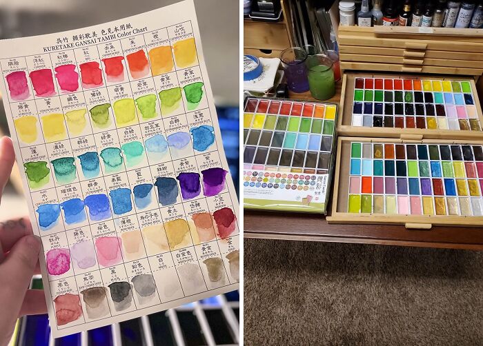 Dive Into A World Of Vibrant Hues With This Professional-Grade Quality 48 Color Watercolor Set - A Treasure Trove For Watercolor Enthusiasts