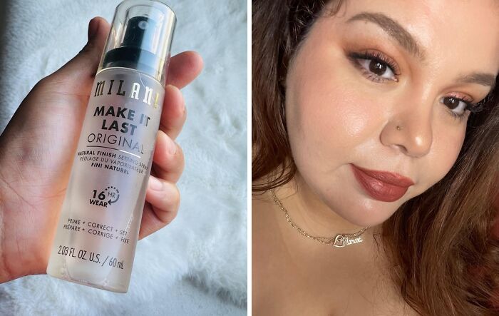 "Using setting spray BEFORE I set with powder, not after. This has made a HUGE difference in how my makeup looks....soooo much better! It lasts longer and doesnt separate or look patchy anymore and this is the only change I made" - MackenzieMay5