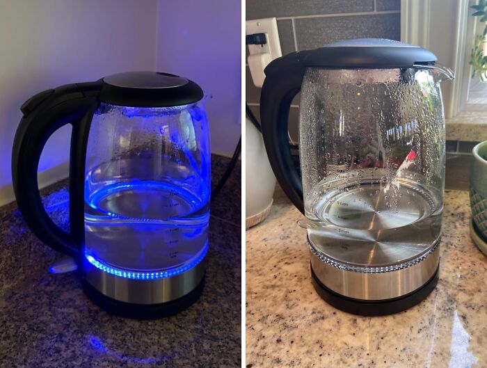 This Sleek Glass Electric Kettle Is A Stylish Addition To Any Kitchen