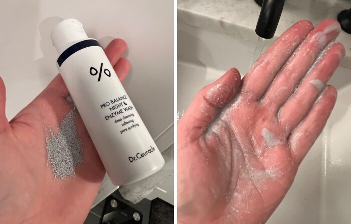 "Using an enzyme powder cleanser- nothing has made more of a difference! My skin is so much less congested and brighter. The esthetician that does my facials recommended it for me and I am forever grateful" - Overall-Training8760