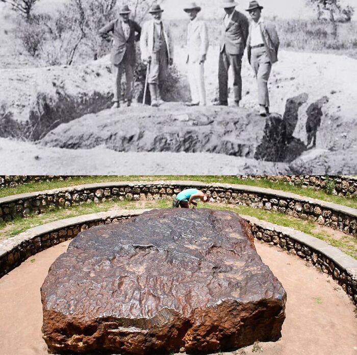 Discovered Accidentally By A Farmer In Namibia Africa, The Hoba Meteorite Remains A Mysterious Marvel