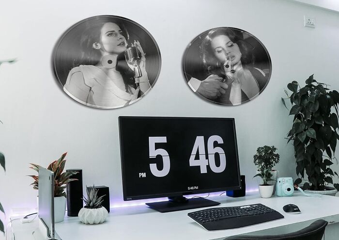 Forget Boring Posters, These Faux Vinyl Records Are Spinning A New Kind Of Cool! This Lana Del Rey Vinyl Record Wall Decor Is The Perfect Way To Add Some Sumertime Sadness To Your Space