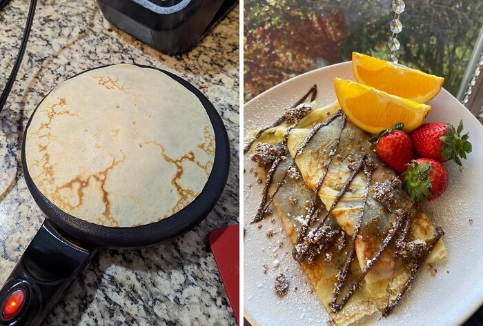  Who Says The First Pancake Always Has To Be A Dud? Not On This Crepe Maker's Watch!