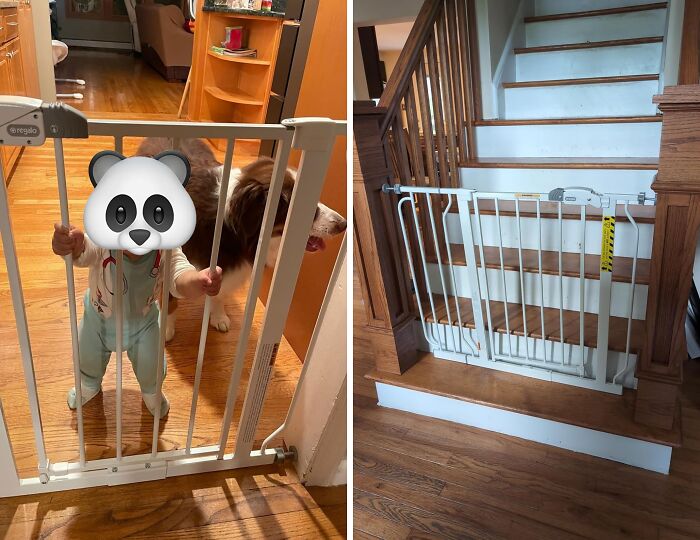 Set Boundaries For Curious Little Explorers With This 38.5-Inch Wide Baby Gate 