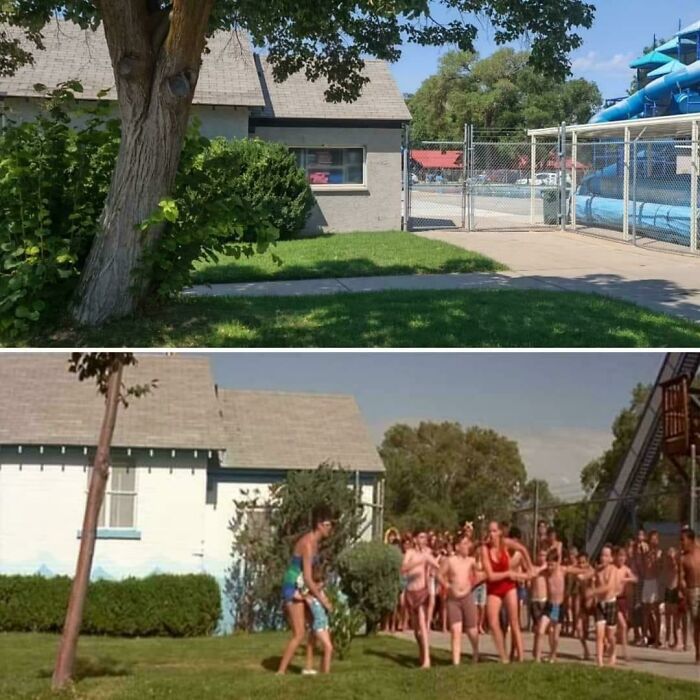 Tree From The Sandlot (1993) Compared To The Same Tree In 2023