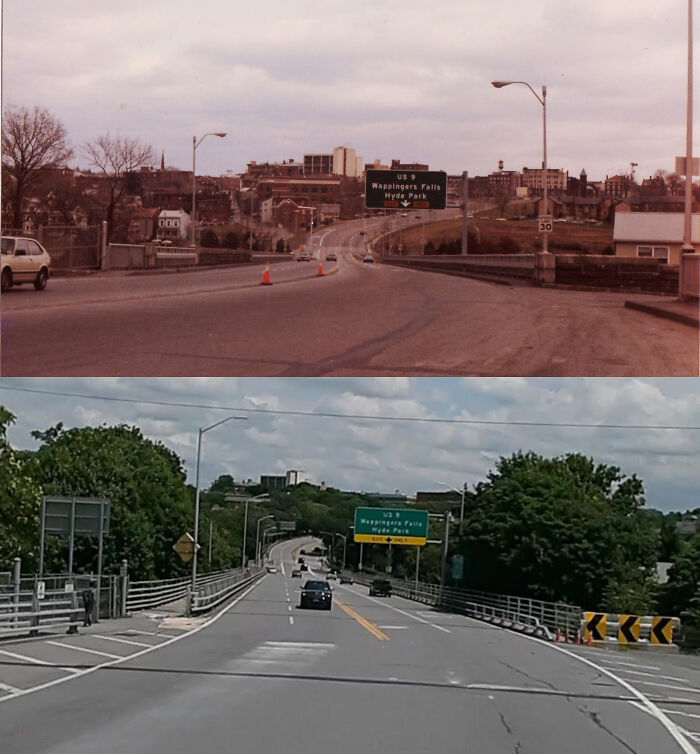 Entering Poughkeepsie, NY Off The Mid-Hudson Bridge. Winter '83 And Summer '20