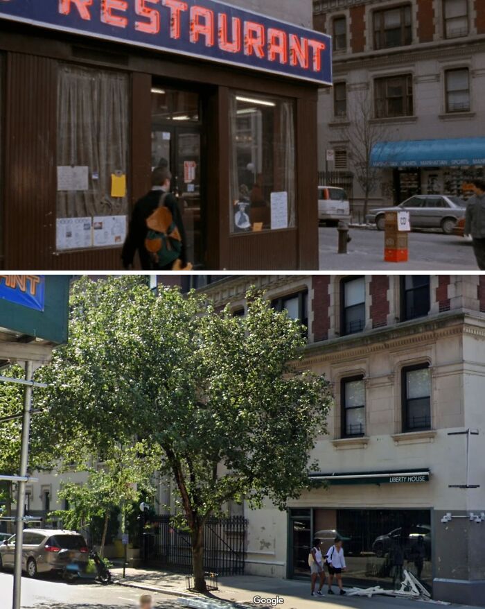 30 Years Have Passed And The Tree Next To Cafe In Seinfeld Has Grown Nicely