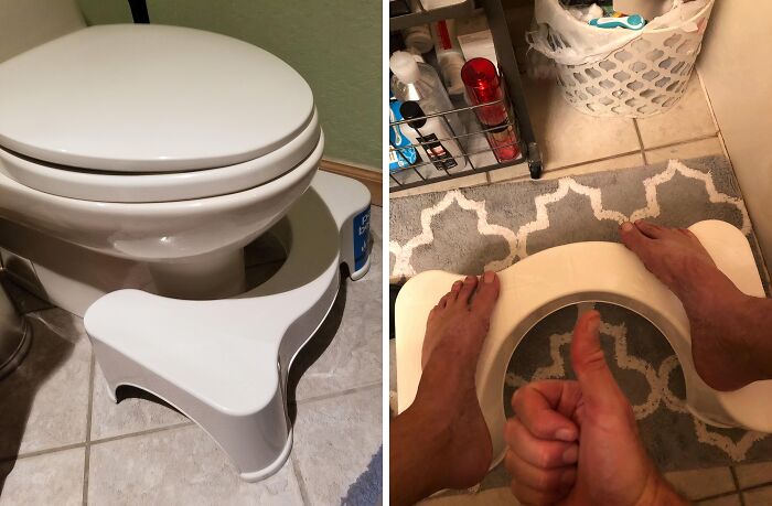 Bathroom Breaks Got You Feeling Like You're Climbing Mount Everest? This Squatty Potty Toilet Stool Will Have You Feeling Like You're On Top Of The World