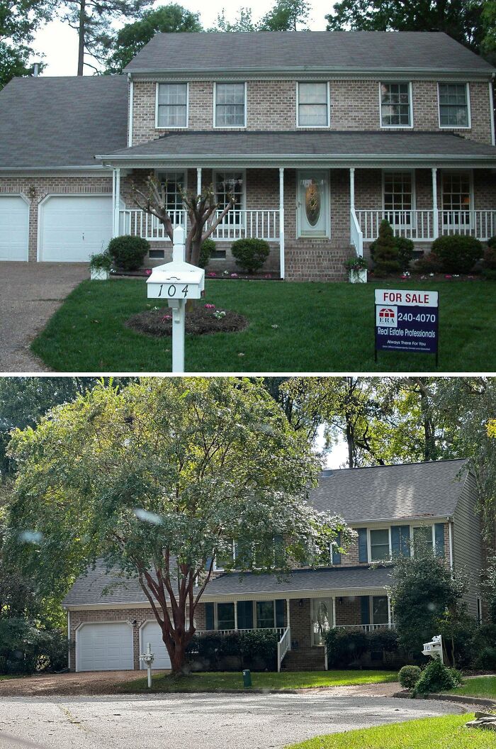 Childhood Home About 18 Years Apart