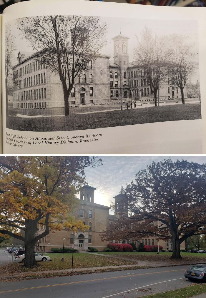 Old High School Turned Senior Center Turned Qpartment Building In My City. 118 Years Apart