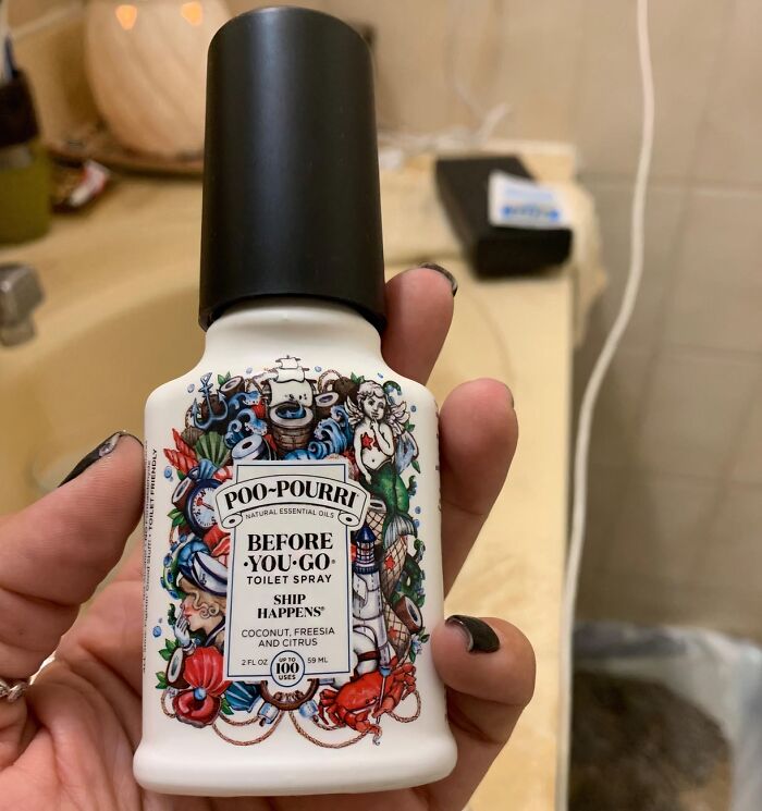  Poo-Pourri Toilet Spray Is The Pre-Emptive Strike Against Unwanted Smells, Leaving Your Bathroom Smelling Fresh And Inviting (No Matter What Happens Behind Closed Doors)