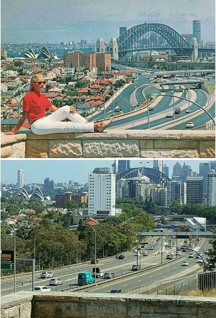 The Warringah Freeway, Sydney, Australia (1968 And 2018)