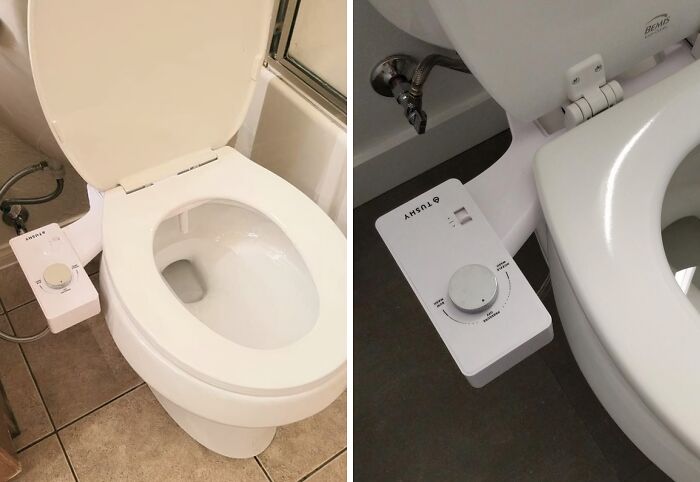 Toilet Paper? So Last Decade. This Bidet Toilet Seat Attachment Is The Upgrade Your Bathroom Routine (And Your Behind) Deserves