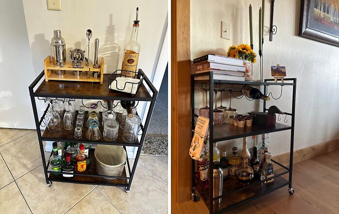 Mix, Mingle, And Make Memories With A Fully Stocked Bar Cart - A Stylish And Functional Hub For Your Favorite Spirits, Glasses, And Garnishes That's Sure To Elevate The Cocktail Hour 