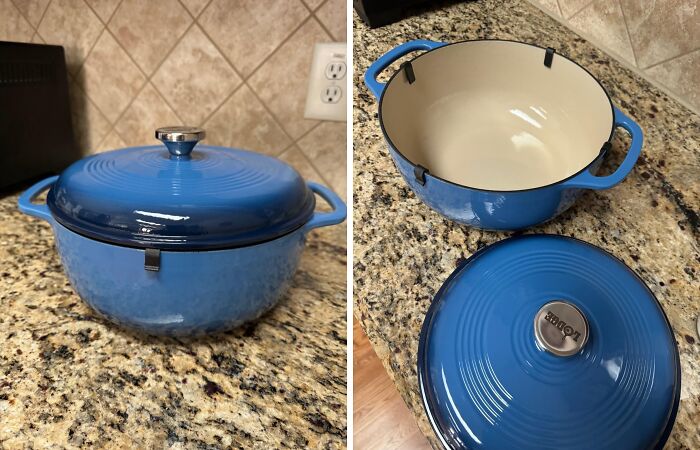 Bake, Braise, And Roast Your Way To Culinary Perfection With This Rugged And Reliable 6 Quart Enameled Cast Iron Dutch Oven 