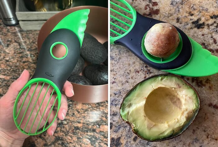 Slice, Pit, And Serve With Ease, Thanks To The Triple-Threat Convenience Of The 3-In-1 Avocado Slicer 