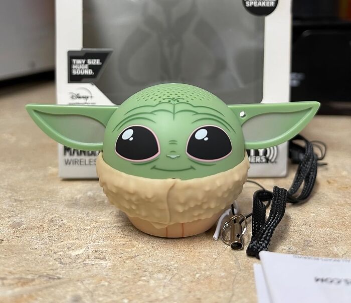 A Grogu Mini Bluetooth Speaker Brings The Cuteness And Fun Of Baby Yoda To Your Music