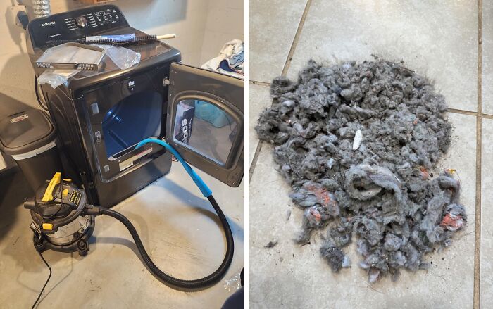 Prevent A Household Fire, And Your In-Laws' Passive-Aggressive Comments About Your Laundry Habits, With Dryer Vent Cleaner Kit - It's Like A Fire Extinguisher For Your Reputation