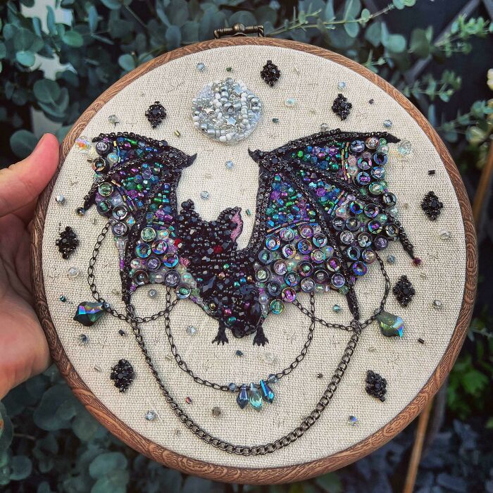 A Throwback To Last Year’s Creation, This Bejewelled Bag