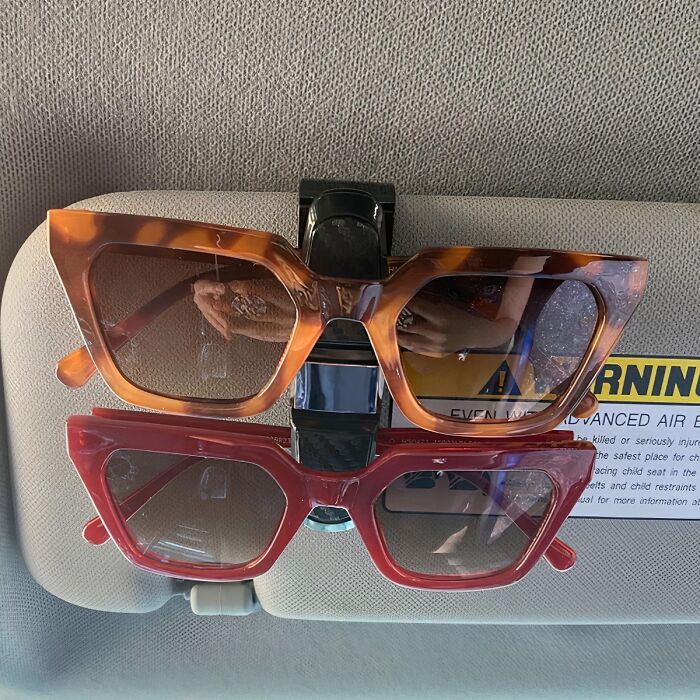 Perch Your Specs In A Safe And Stylish Spot With The Glasses Holders For Car Sun Visor