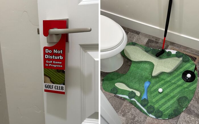 Sink Your Putt Into The Porcelain Throne With The Hilariously Bizarre Toilet Mini Golf Game