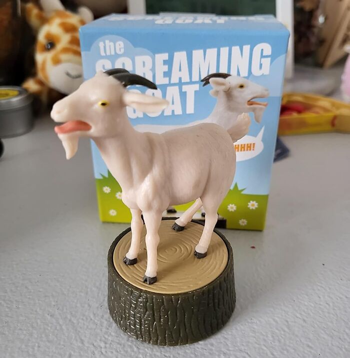 Get Ready For A Bleating Good Time With This Screaming Goat Book And Figurine - It's Udderly Hilarious!