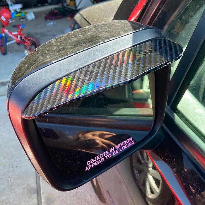 Shelter Your Side Mirrors From Rain, Snow, And Road Spray With The Waterproof Visor Guards For Side Mirrors, A Pair Of Protective Shields That Preserve Your Visibility, Reduce Blind Spots, And Keep You Driving With Confidence In Any Weather