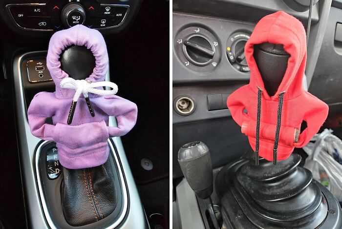 Wrap Your Gearshift In Warmth And Protection With The Car Gear Shift Hoodie, A Cozy Cover That Shields Your Shift Knob From The Cold, And Your Hand From The Chill Of A Winter Drive