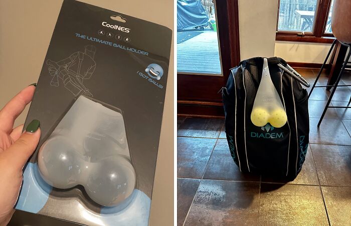 Tee Off With A Laugh (And A Healthy Dose Of Immature Humor) With The Outrageously Cheeky Golf Ball Ball Bag That's Guaranteed To Make Your Golf Buddies Crack Up