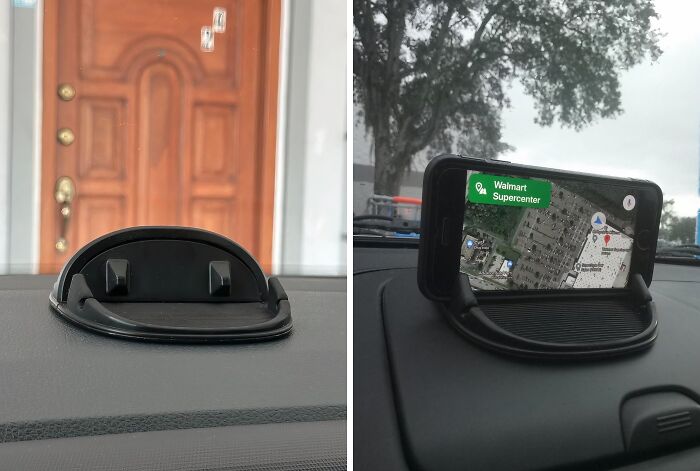 Grip Your Phone With Confidence And Cruise With Clarity Using The Silicone Car Phone Mount, A Flexible And Firm Holder That Keeps Your Device Secure, Stable, And In Sight