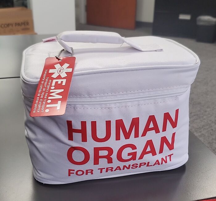 Pack Your Lunch In A Bag That's To Die For (Pun Intended) With The Morbidly Memorable Organ Donor Lunch Bag That's Sure To Spark Some...interesting Conversations